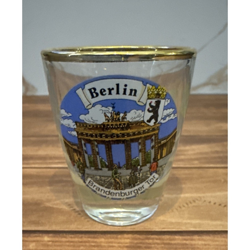 Berlin Germany Hand Made Shot Glass
